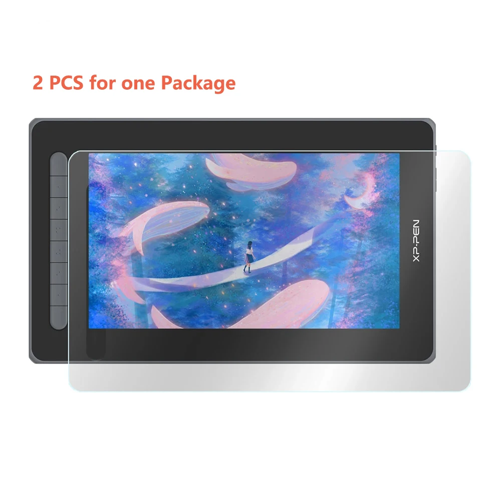 2PCS Screen Protector ONLY for XP PEN Artist 12/13/16 2nd Drawing Monitor Paper Like Feeling Matte Film (2pcs)