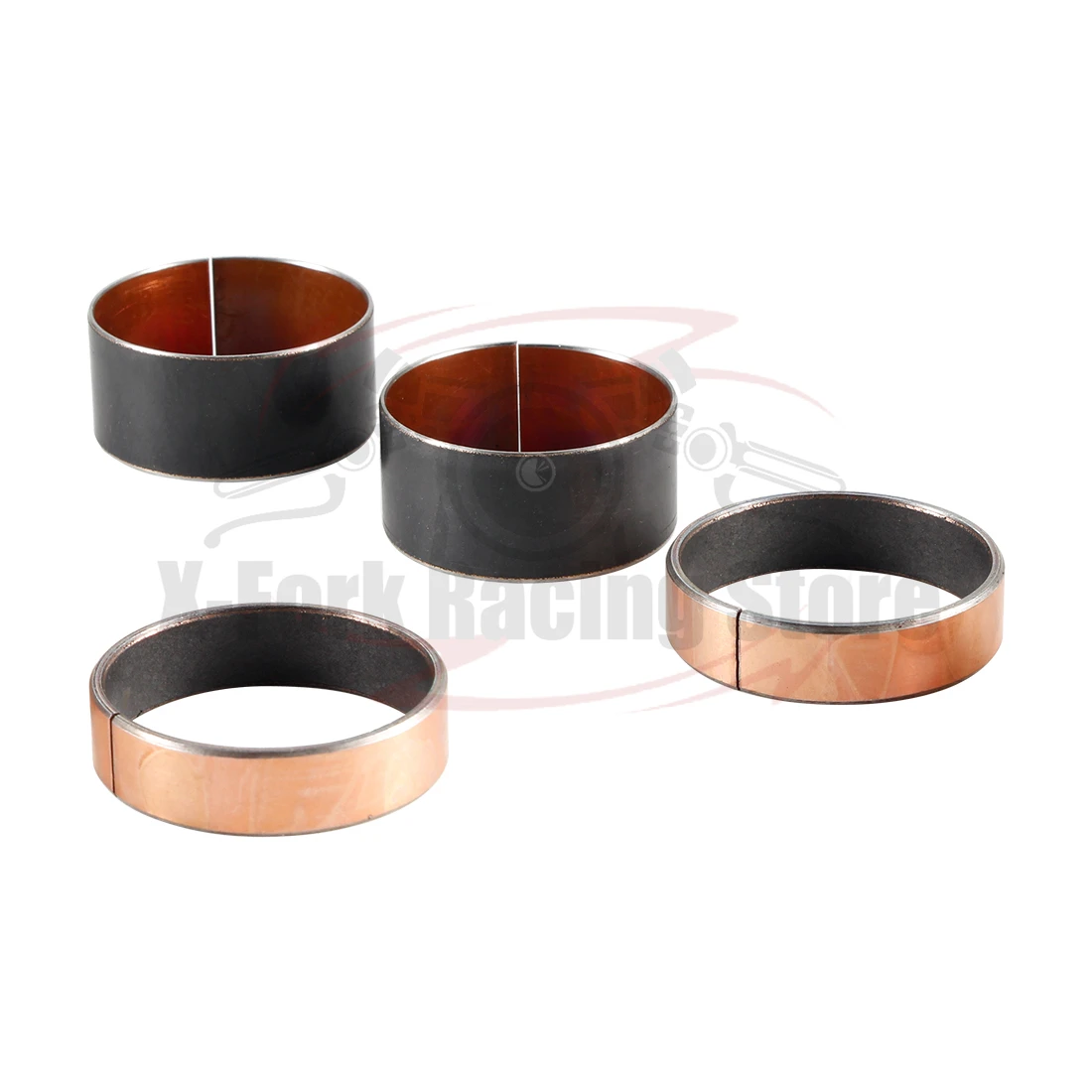 

43mm Front Fork Bushings For Honda CR125 CR250 CR500 External Guide Rails Shock Absorb Maintenance Up Down Bushing Set