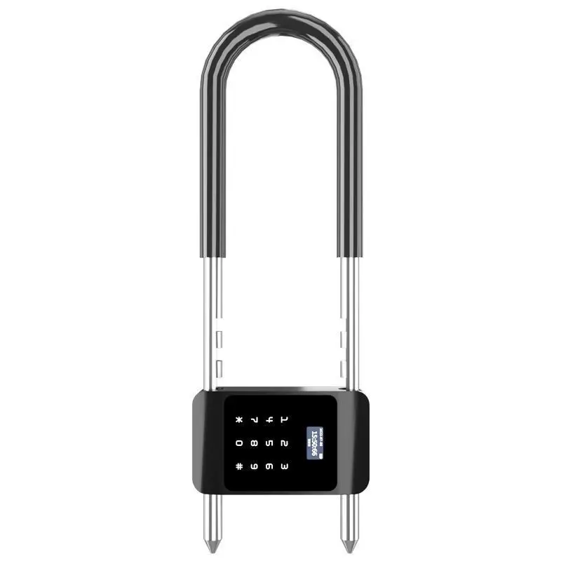 

Fingerprint u-lock Office store Outdoor smart password Electronic lock U-lock padlock