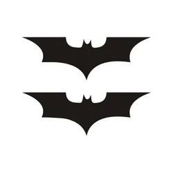 Cool Bat Man Car Sticker Funny Car Bumper Stickers and Decals Car Styling Decoration Door Body Window Vinyl Stickers 11cm*3.7cm