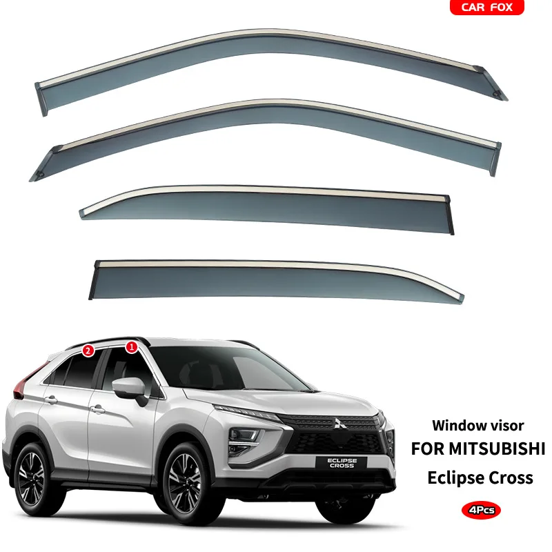 

For Mitsubishi Eclipse Cross Car Window Visor Awning Shelters Windshield Side Window Rain Sun Shade Auto Accessories Car Styling