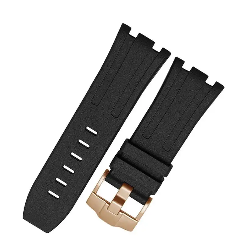 MAISITU Rubber Watchband For Audemars Piguet Watch Strap Men Silicone Wrist Band Bracelet Accessories For 15703 28mm Silicone