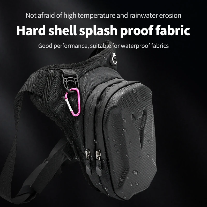 Motorcycle Drop Leg Bag For Men Women Ride Cycling Casual Waist Bag Fanny Pack Travel Hiking Climbing Outdoor Pocket Waterproof image 4
