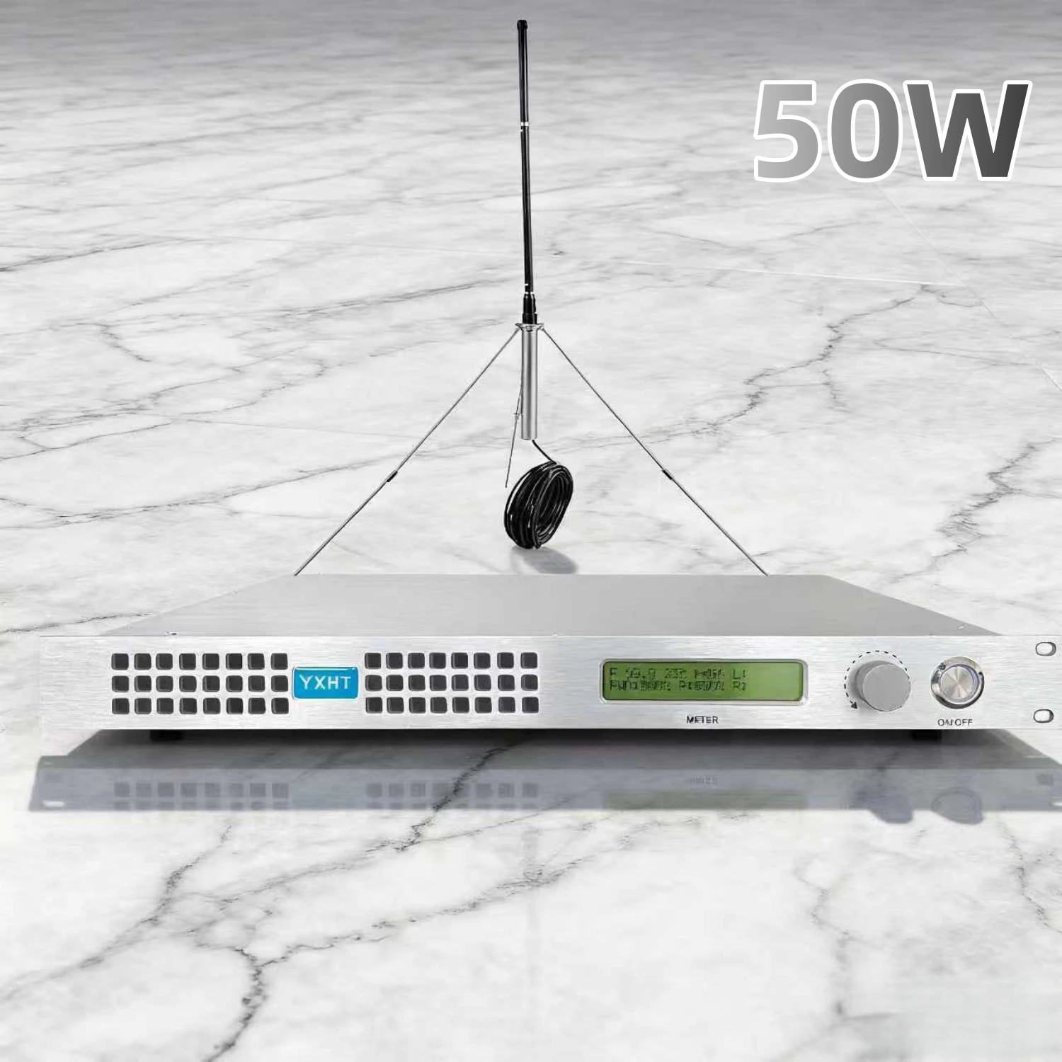 

HP- 50W FM Transmitter + Antenna + Cable | Industrial Factory Scheduling