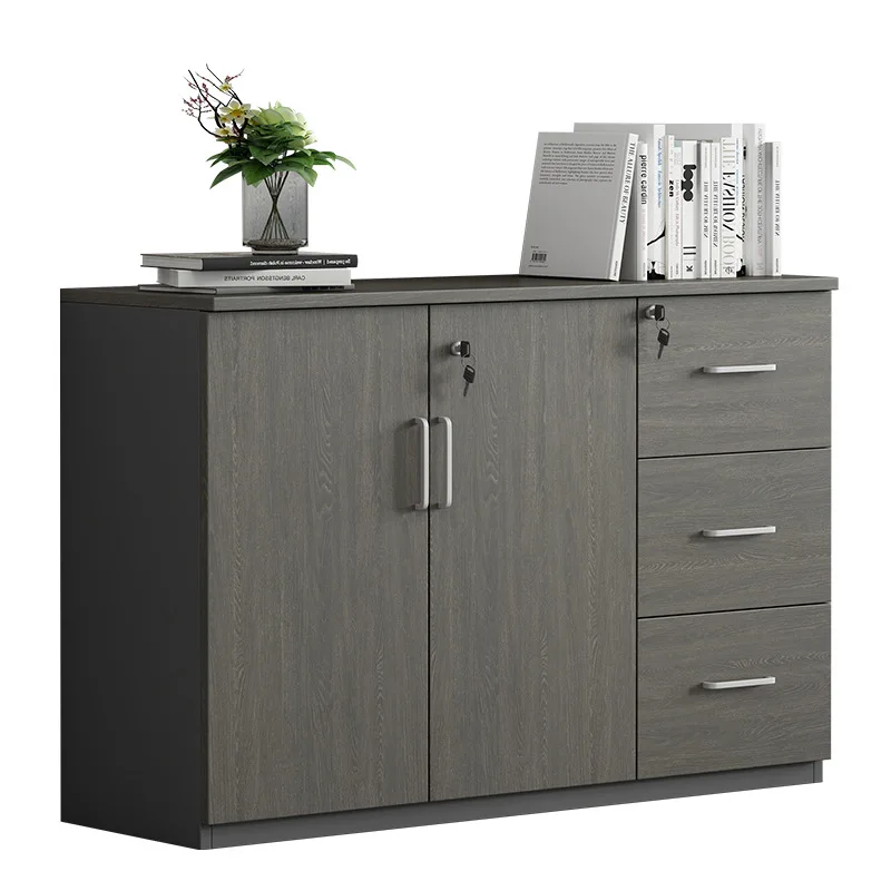 Office Short Cabinet File Cabinet File Cabinet Wooden Display  Office  Partition  Side