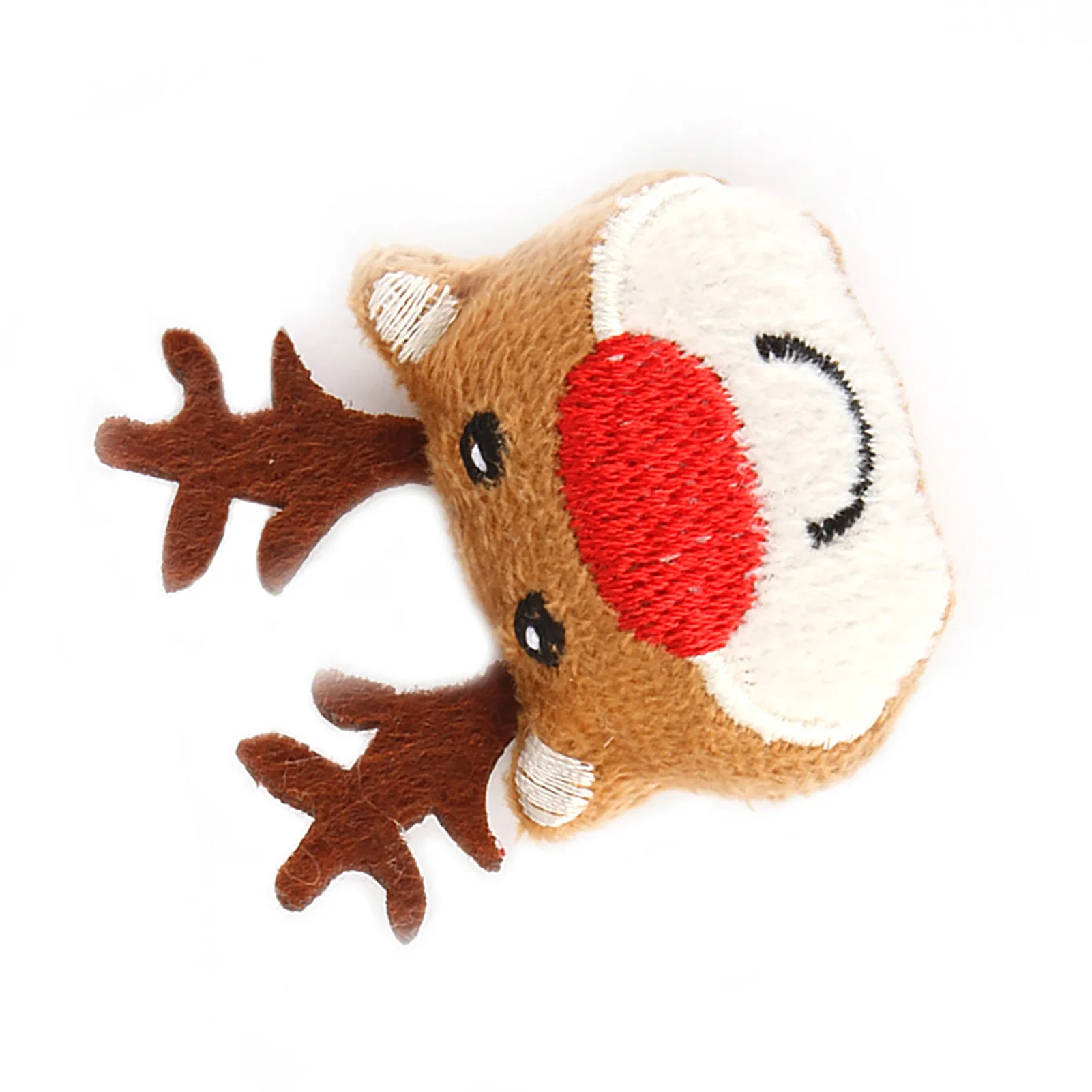 Soft Plush Toy Christmas Theme Adorable Fine Sewing Bite Resistant Stuffed Toy For Pets Dogs Cats