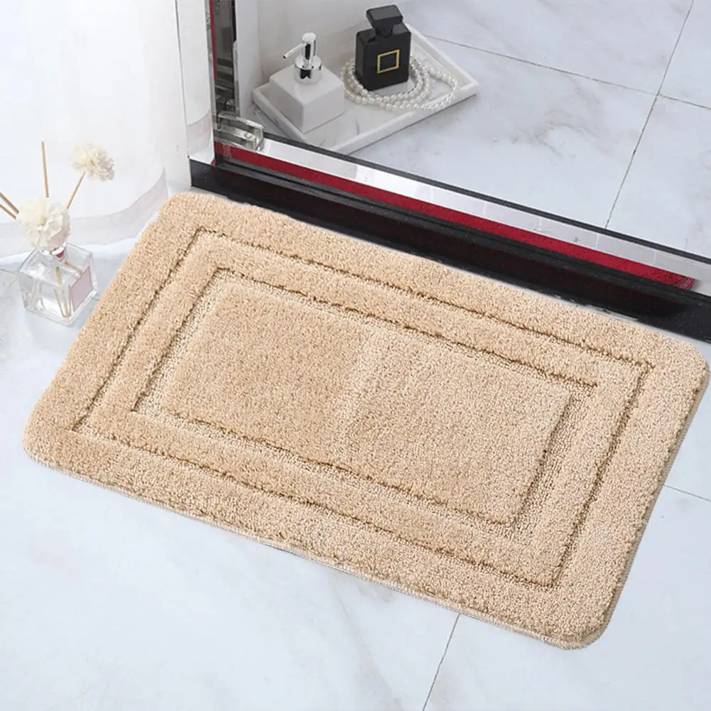 Non-slide Bathroom Rug Absorbent Anti-slip Doormat for Entryways Kitchen Bathroom Durable Indoor Rug for Moisture for Room