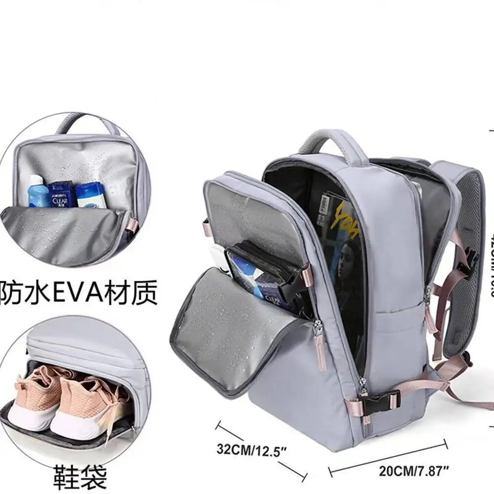 Large Capacity Backpack Stock Women Multifunctional Sports Backpack Travel Backpack Large Capacity Color Insulated Cabin Bag view 4