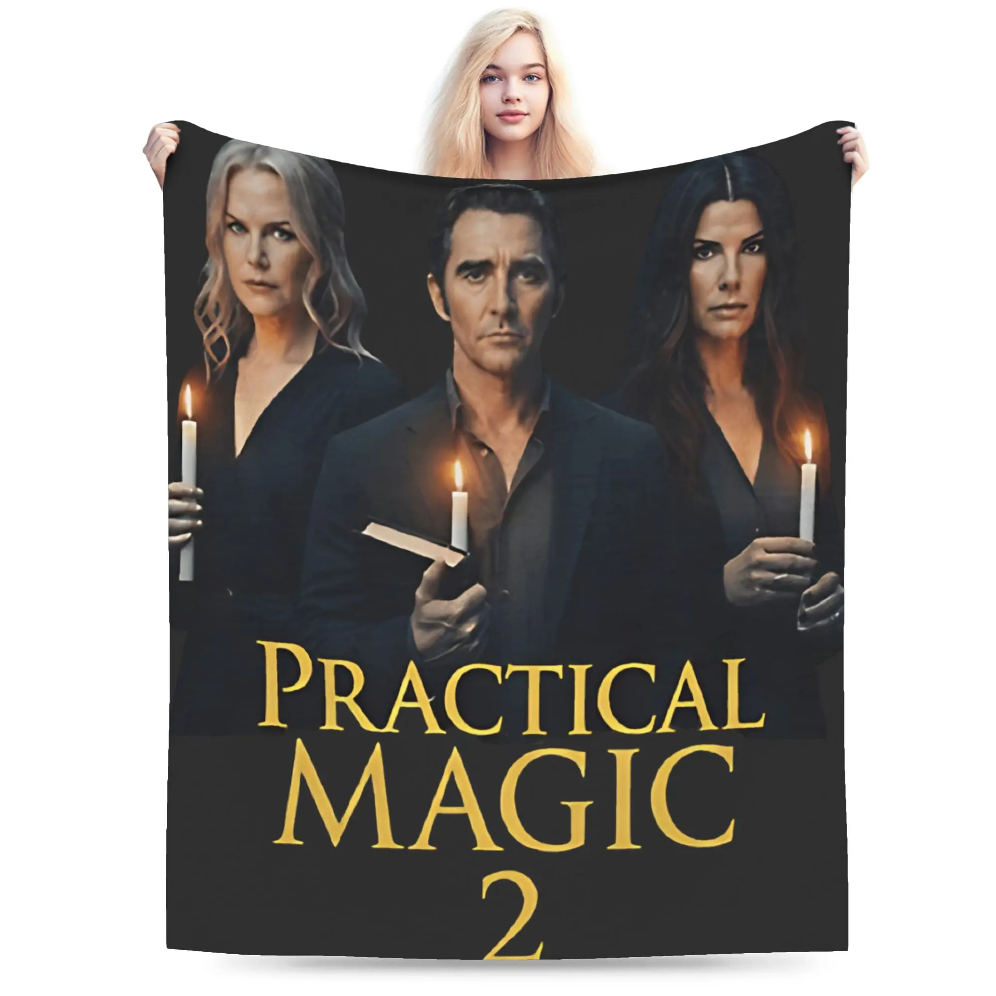 Relax Practical Magic 2 Witchcraft Occult Witch Movie Sequel Blanket Merch Bedding Decorative  Blanket Throw Warm Flannel