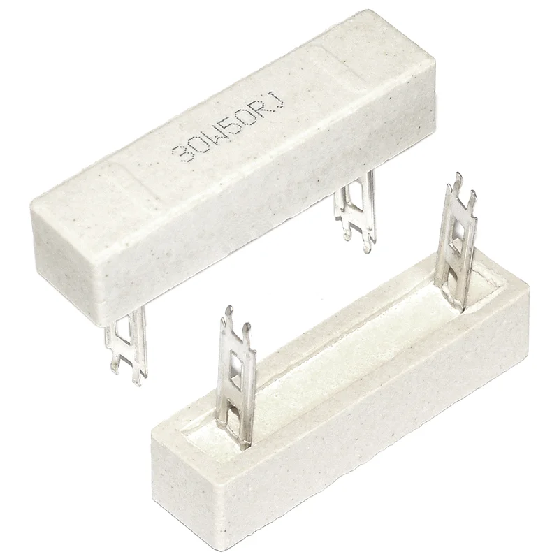 30W 5% Cement Ceramic Resistor Resistance 0.5-300R 1.2 2 2.5 3 4 5 6 8 10 12 15 20 22 25 30 47 50 82 100 120 150 180 200 220 Ohm