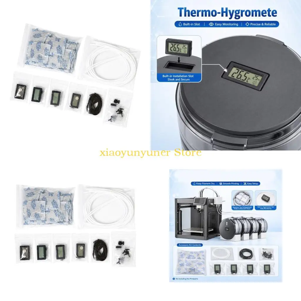 P9JB Dry And Reliable Filament Box For AD5X Enhancing Print Quality By Removing Moisture Effectively