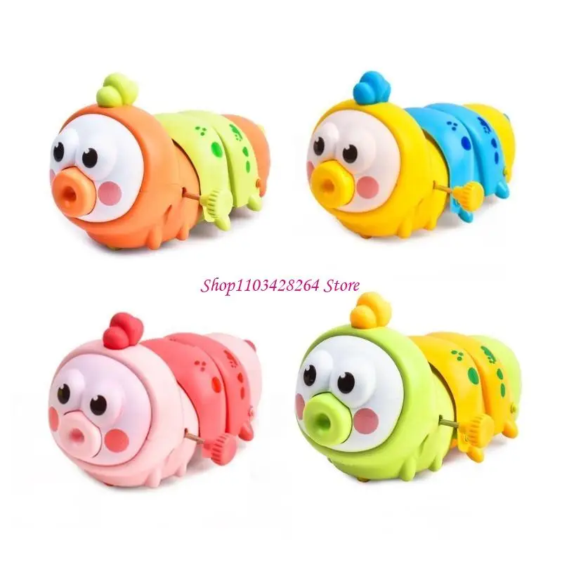 Interactieve baby kruipende wikkel speelgoed Clockwork Caterpillars speelgoed voor baby's Toddler bevordert fysieke activiteit