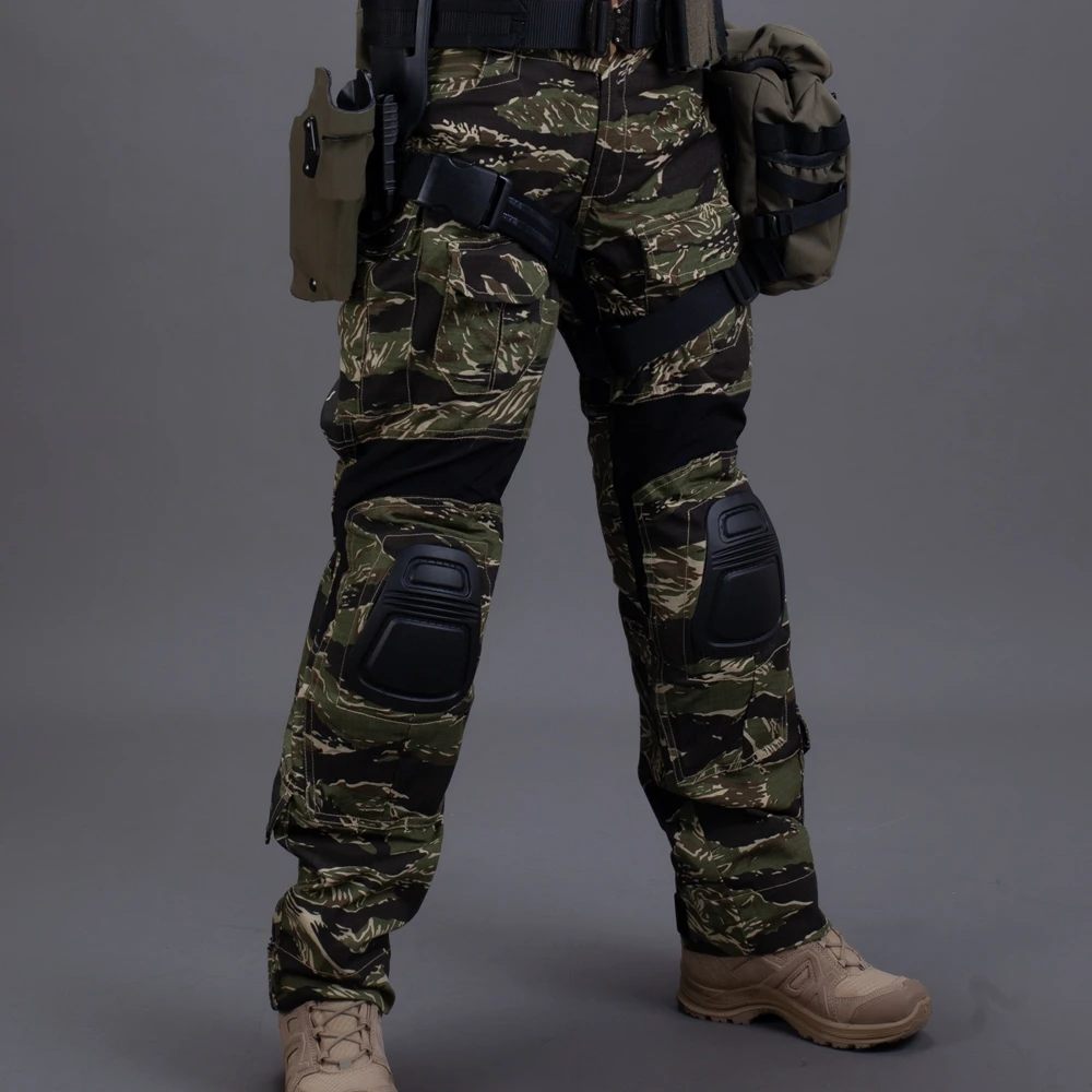 

Tiger Pattern G3 Multifunctional Tactical Pants Men's Outdoor Overalls(Including Knee Pads）