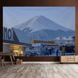 Japanese Tapestry Backdrop Mount fuji Tapestry Wall Hanging Scenic Tapestry Art Tapestries for Bedroom Living Room Dorm
