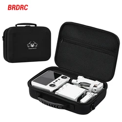 BRDRC Carrying Case for DJI Mini 4 Pro Drone RC 2 Remote Controller Portable Storage Bag Handbag Shoulder Box Travel Bag