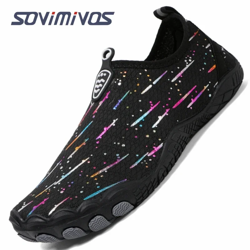 

Unisex Quick Dry Water Shoes Men Women Colorful Beach Swimming Surfing Seaside Aqua Shoes Couple Barefoot Upstream Sneakers
