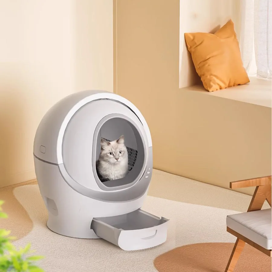 Automatic Sifter Cat Litter Box Accessories Fully Enclosed Closed Cat Litter Box Home Self Cleaning Arenero Kuweta Cats Products