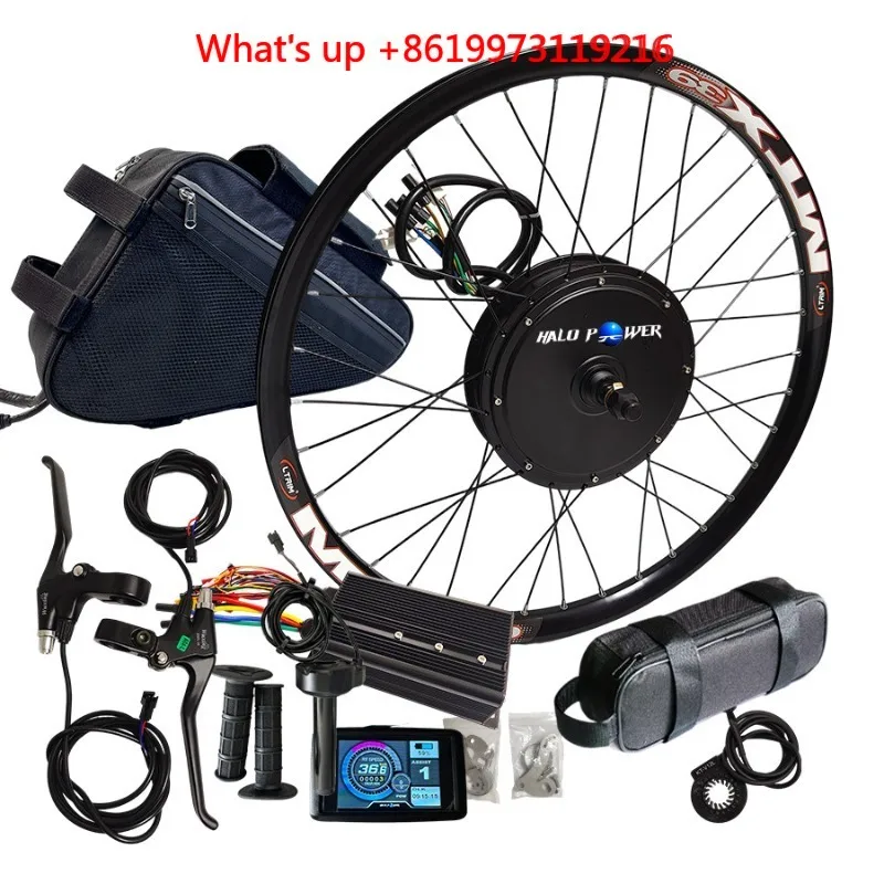 Kit de Conversión para Bicicleta Eléctrica MTX 2026, 1500W 2000W 3000W 5000W 8000W, 48V 52V 60V 72V, con Batería 20AH 25AH 30AH 35A