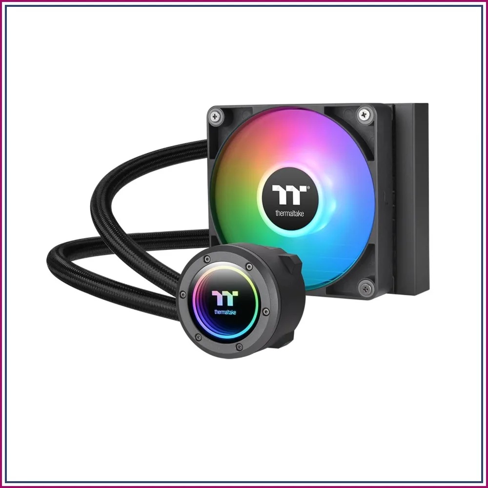 

120mm AIO Liquid Cooler, ARGB Sync, PWM 500-2000 RPM, Intel & AMD, Black