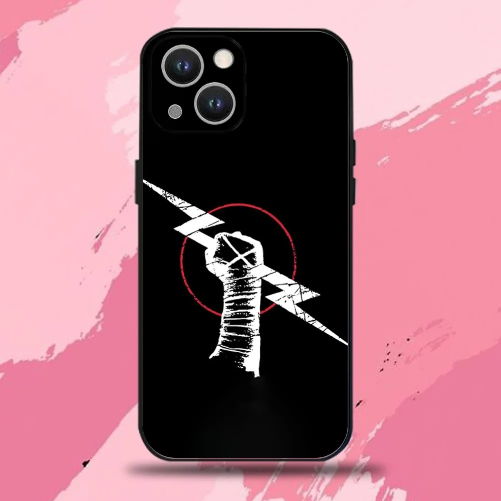 WWE CM P-Punk Phone Case For iPhone 16,15,14,13,12,11 Plus,Pro Max,XS,X,XR,SE,Mini,8,7,Soft Silicone Black Cover - Image 3