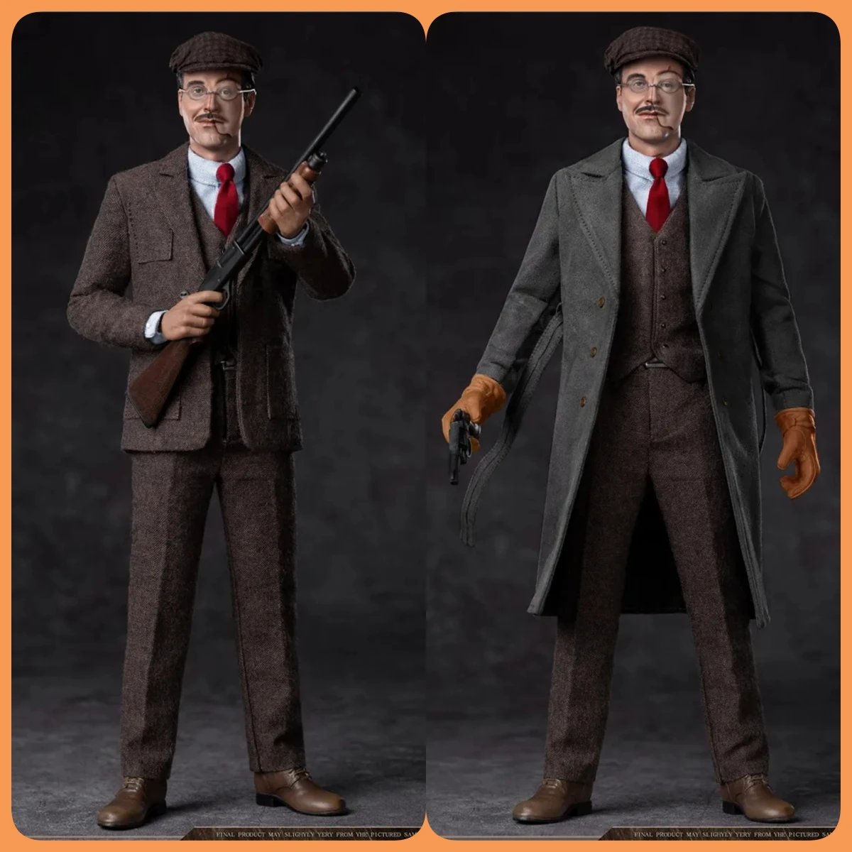 New Stock PRESENT TOYS PT-sp63 1/6 Scale Boardwalk Empire Half Face Richard Full Set For 12-inch Action Figure Body Model Toys