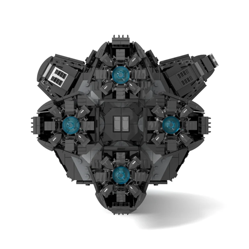 MCRN Scirocco Space SpaceShip Battle Model MOC Building Blocks DIY Assembled Bricks Creative Collection Xmas Toys Gifts 3669PCS