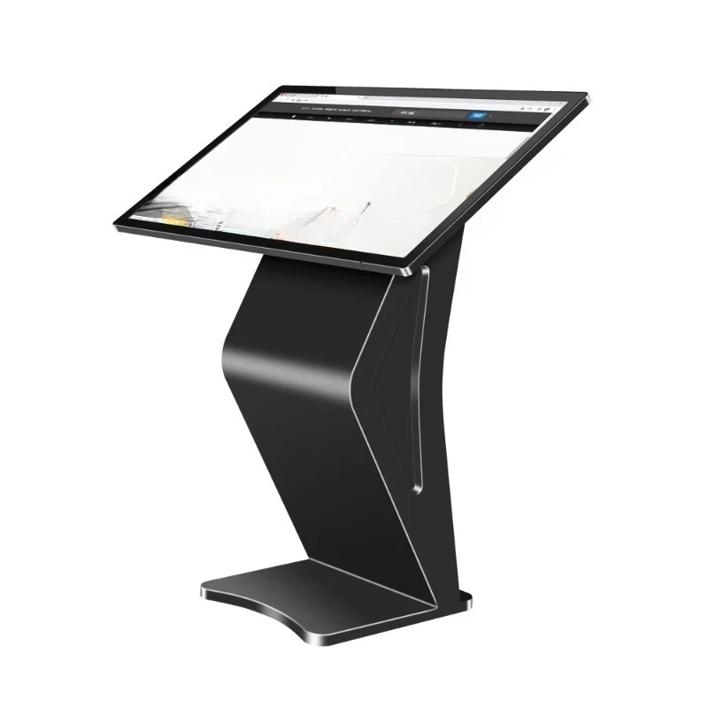 55-Inch wall-mounted RK3288 WiFi capacitive infrared LCD kiosk touch screen indoor totem retail store application
