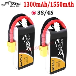 ACE Tattu Lipo Battery 1300mAh 1550mAh 75C 3S 4S  RC Battery with XT60 Plug for RC FPV Racing Drone Quadcopter