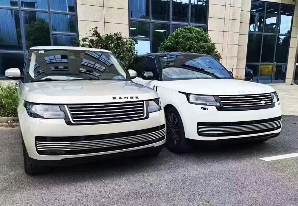 اكسسوارات السيارات المصد الأمامي مصبغة الحاجز صب الكسوة لرينج روفر فوغ 2023-2024 SV نمط طقم الجسم L460 #2