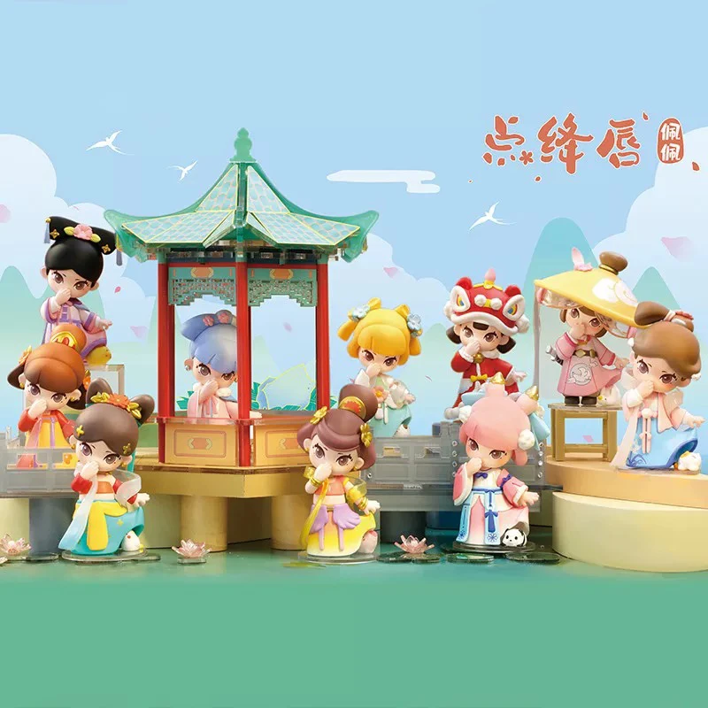 

52TOYS Blind Box Toys Retro Chinese Style Model Doll Blind Boxes Mystery Box Ornament Collectibles Girl Kids Toys Birthday Gift