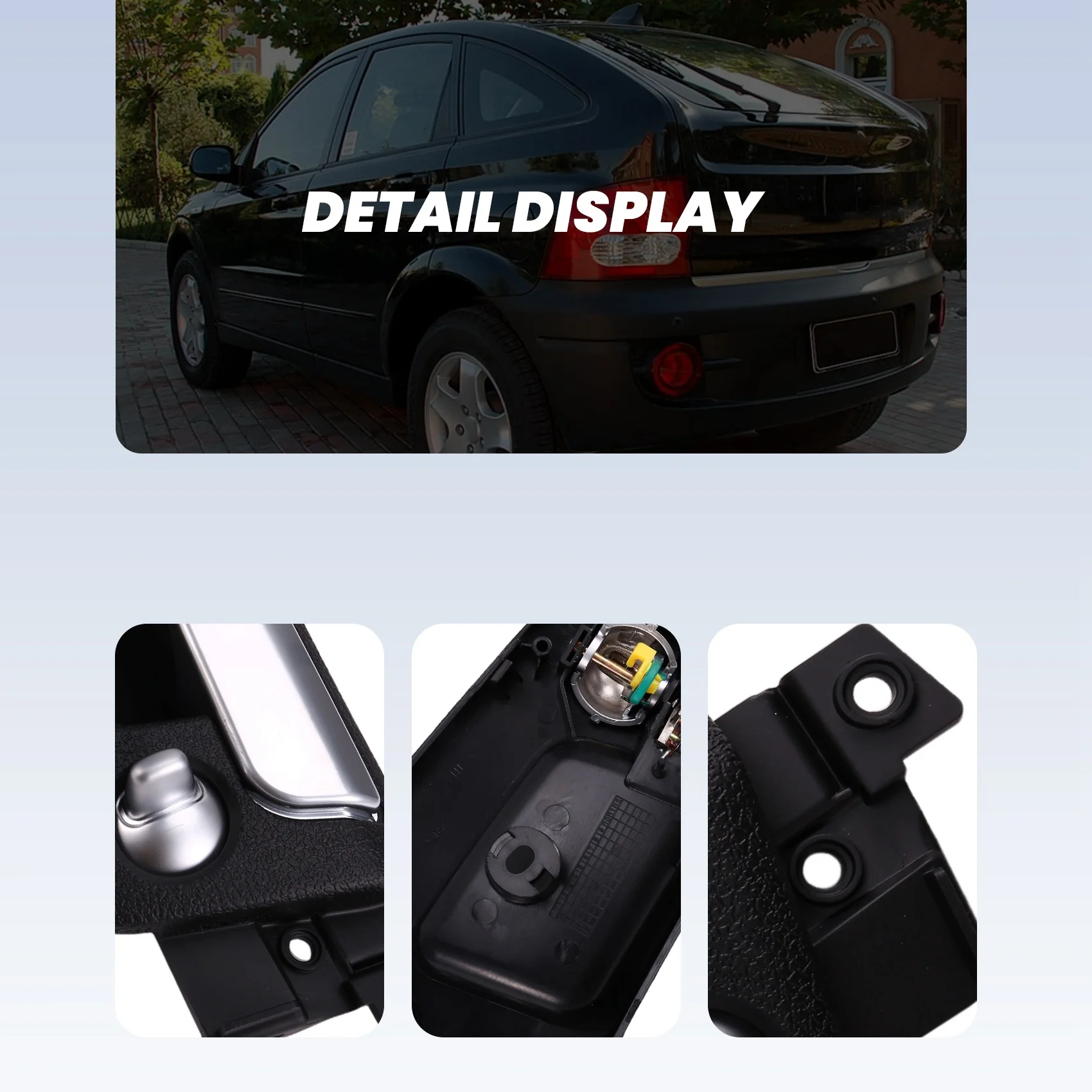 مقابض الأبواب الداخلية مقبض جانبي داخلي لسيارة سانج يونج كيرون أكتيون/سبورتس 2005-2007 Roewe W5 2011-2014 7226031021 ،ج