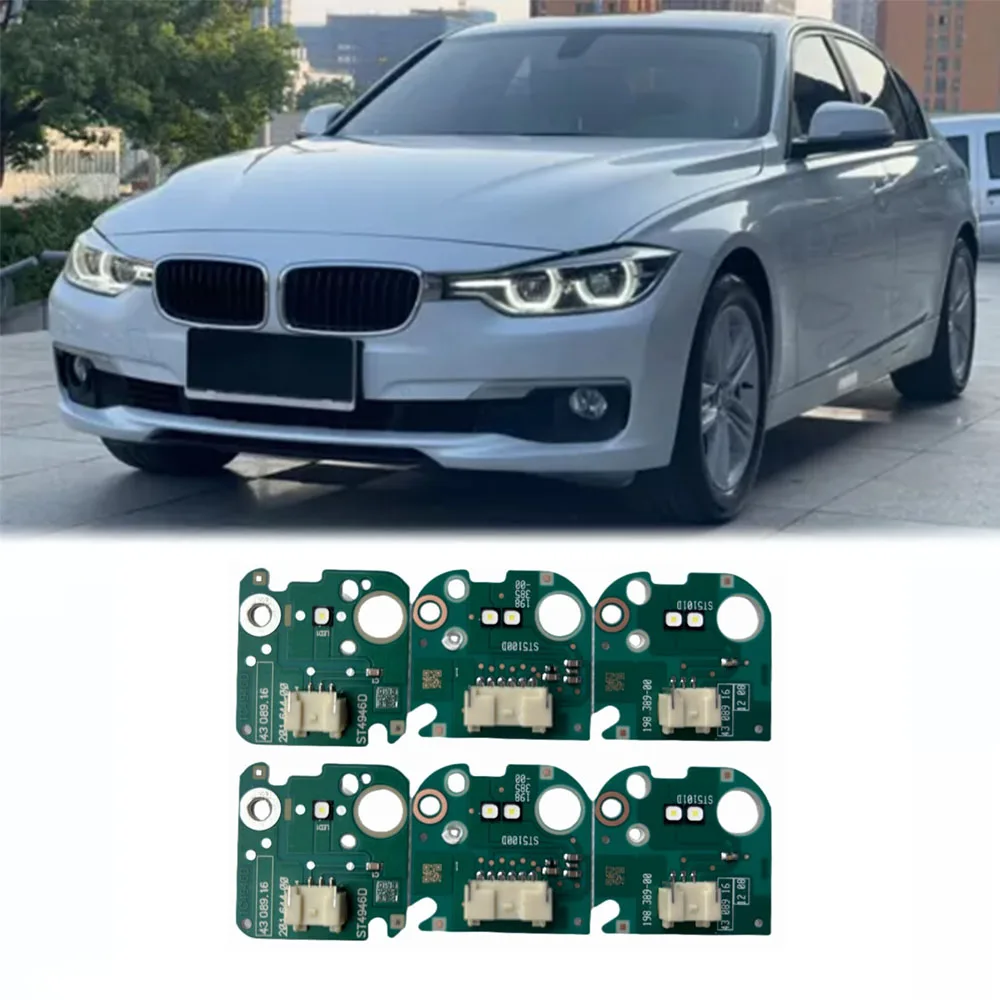 White Lightsource DRL PCB Boards For BMW F30 F31 F35 330i 340i 2016-2018 LED Headlight Daytime Running Light 7419610 7419615