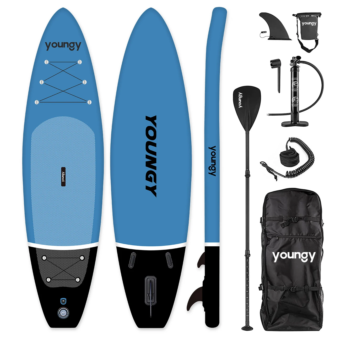 Inflável Stand Up Paddle Board, corrida De Fibra De Carbono Isup, novo Design