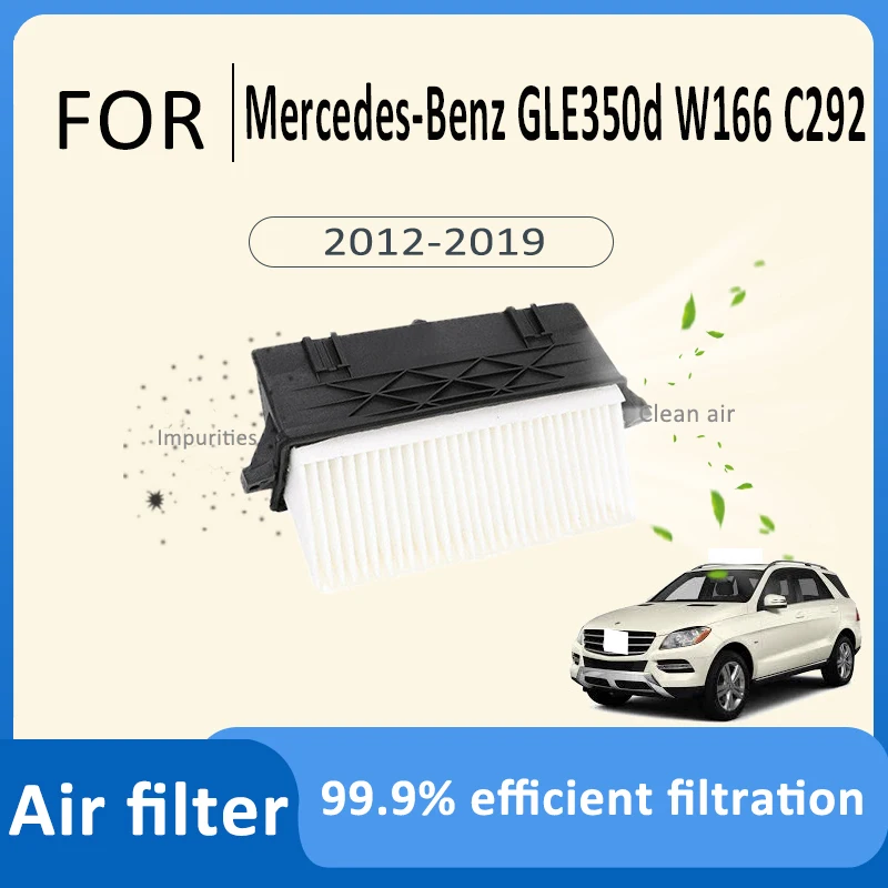 For Mercedes Benz GL350 GLS350 X166 2013~2019 A6420942304 Air Filter Car High Flow Filter Air Intake Systems Car Open Intake