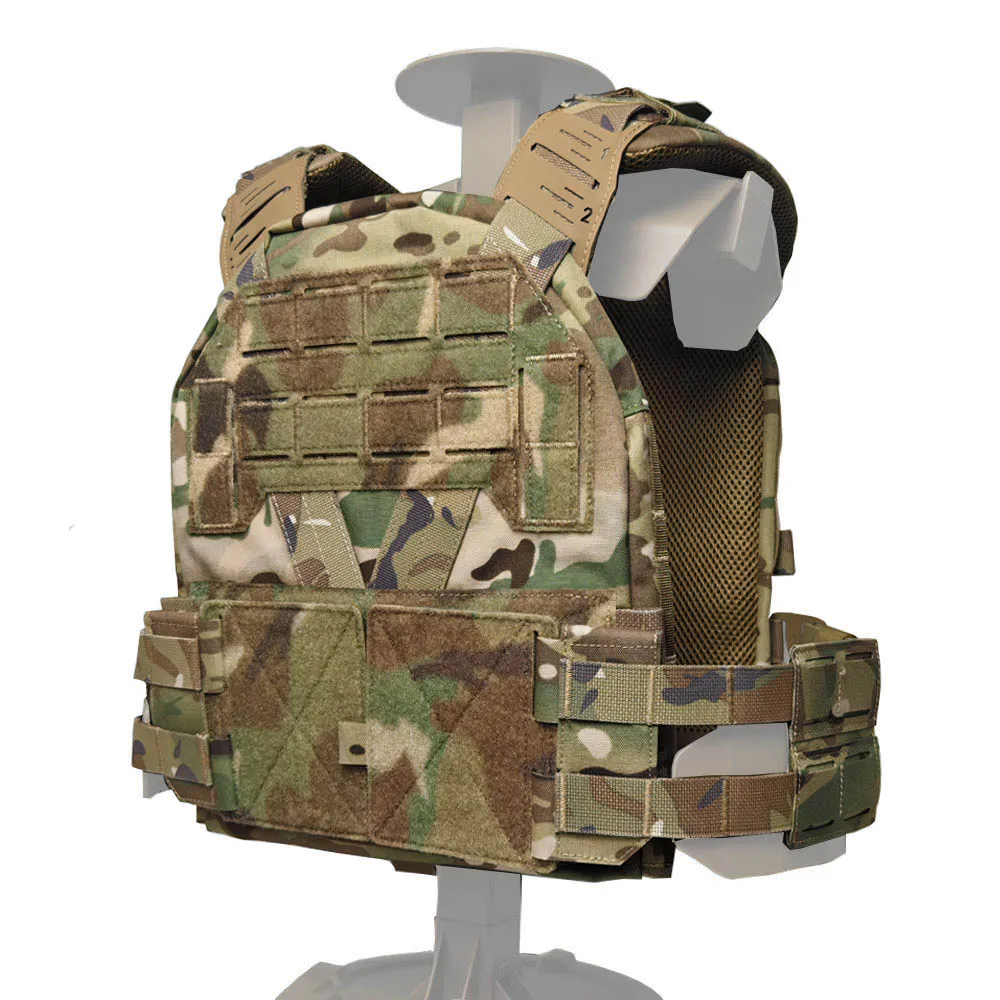 

KZ Tactical Plate Carrier Low-profile Switchable Quick Release Cummerbund Hunting Combat Training Airsoft Vest Body Armor Gear