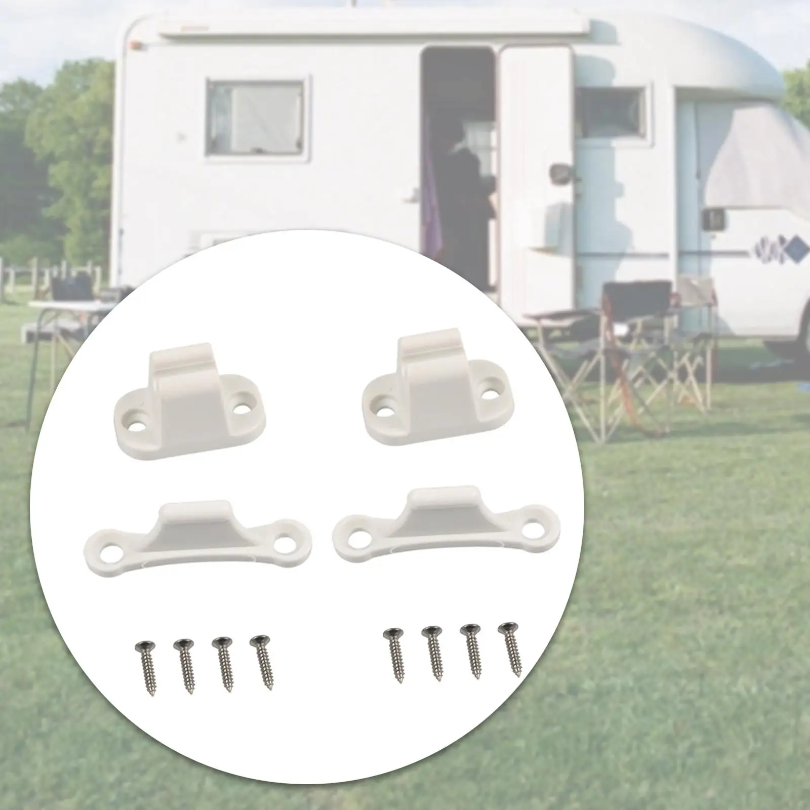 2x RV باب التجنيب الصيد كليب أجزاء النايلون إبقاء الباب مفتوحة خارج توقف الباب