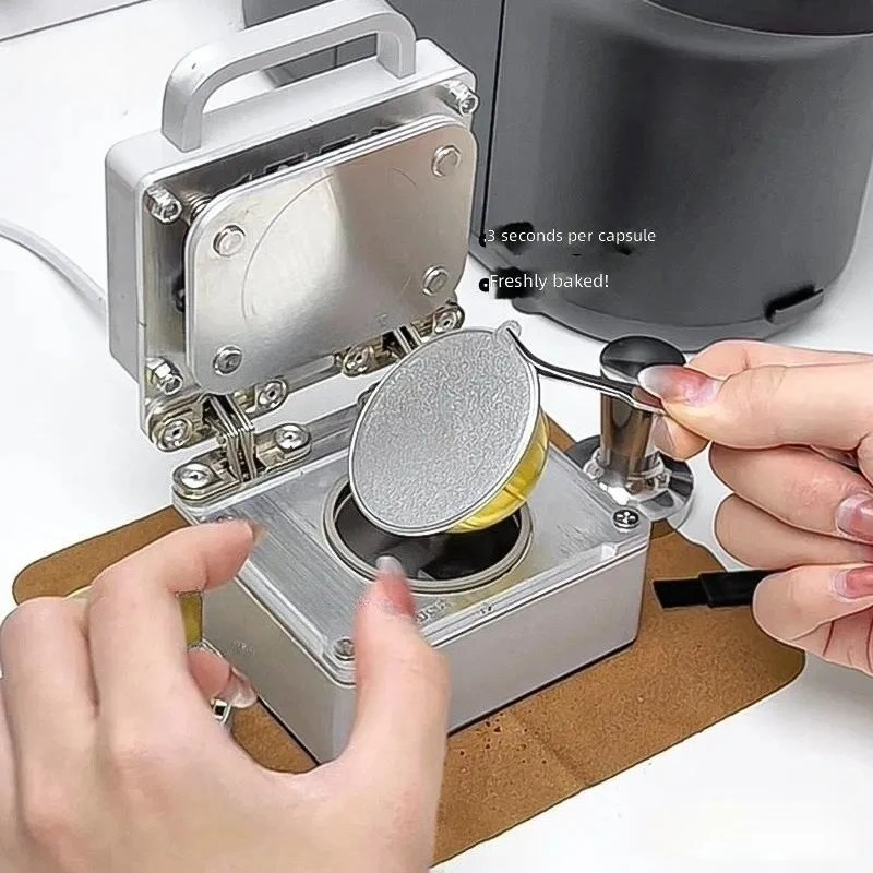 for  Coffee Machine Capsule Shell Special Aluminum Foil Heat Sealing Film DIY Capsule Sealing Machine Disposable