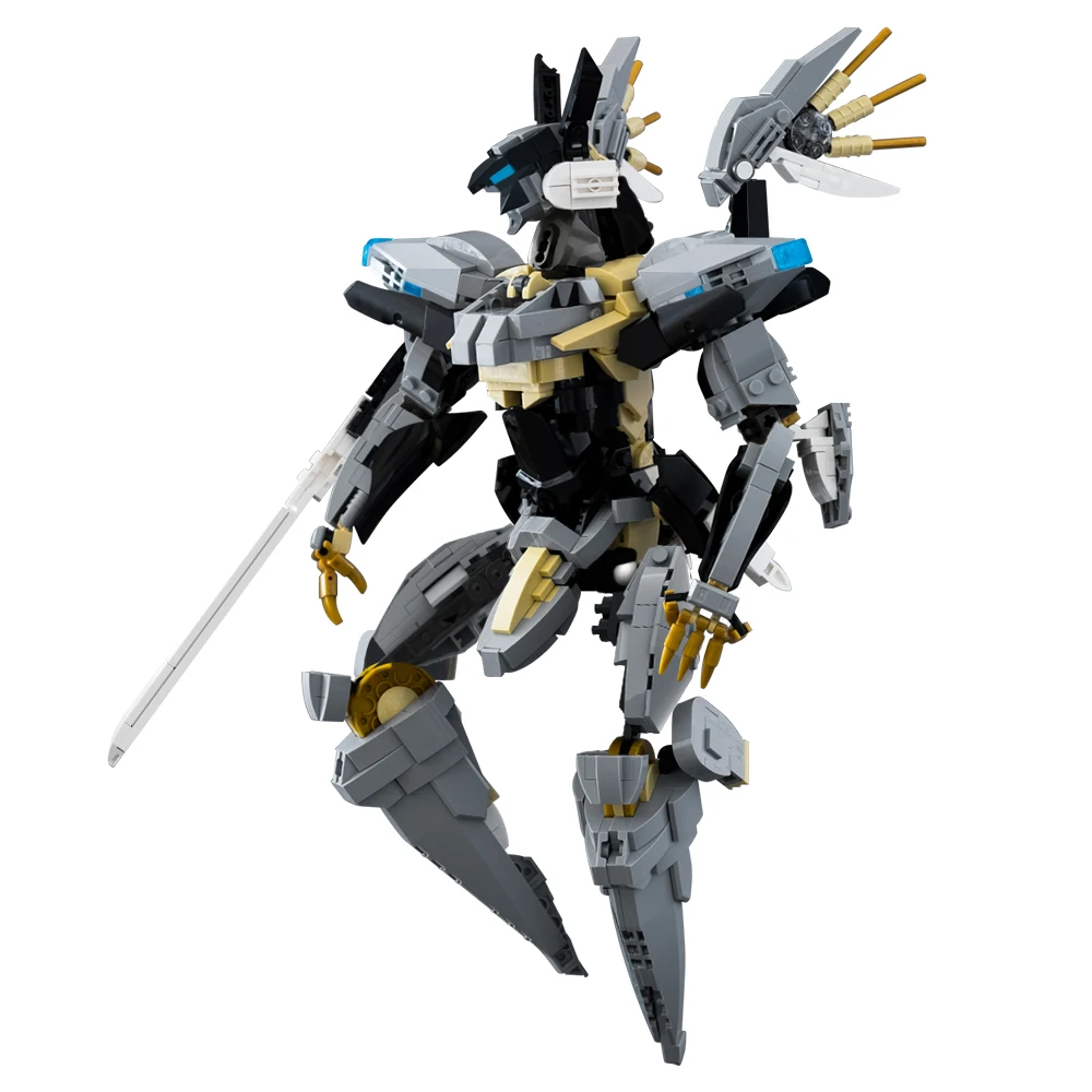 

Zoned of the Enders Jehuty Action Figure Building Block Model Kit MOC Mecha Robot Orbital Frame Piloted Bricks Toy Kid Gift