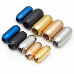 High Quality Colorful Fastening For Stainless Steel Magnetic Clasps Closures Buckle Connector For Bracelet Jewelry Making