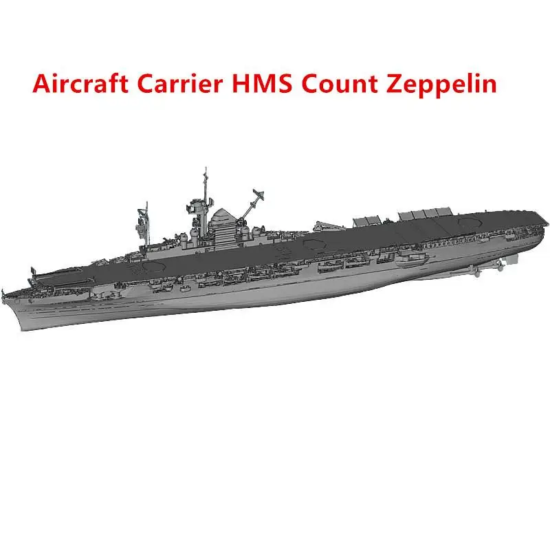 German Aircraft Carrier Graf Zeppelin 1/2000/1250/1100 Resin 3D Printed Warship Model  3D Printed Model Ship Model Toys Hobby