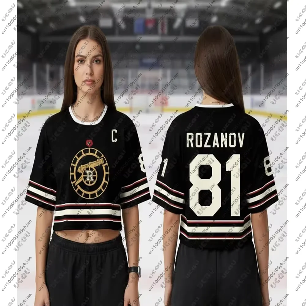 

Футболка-кроп для девочек Heated Rivalry Connor Storrie, футболка Ilya Shane 81, уличный стиль, хоккейная майка Rozanov & Hollander