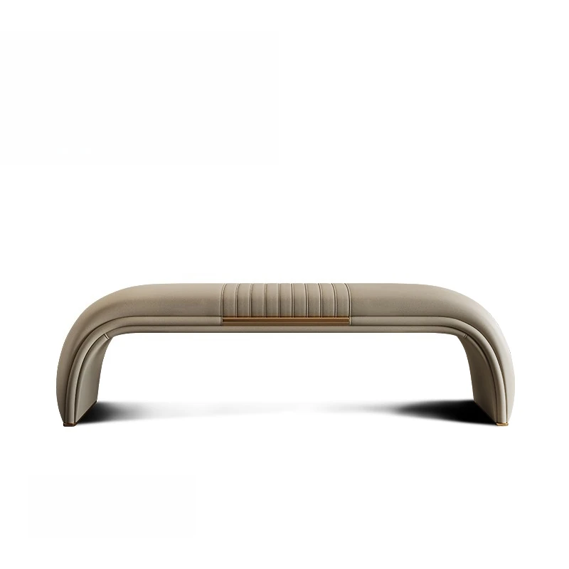 

Light luxury premium backless shoe changing stool