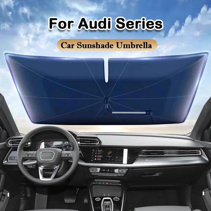 

Car Windshield Sunshade Umbrella Front Window Interior UV Protector For Audi A1 A3 A4 A5 A6 A7 A8 L Q2 Q3 Q5 Q7 Q8 S5 RS7 e-tron