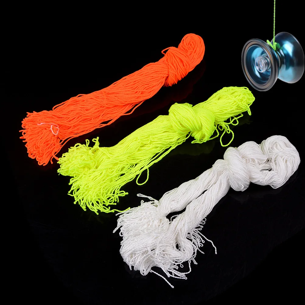 100Pcs 105cm Professional YoYo Ball Bearing String Trick Yo-Yo Kids Magic Juggling Toy 100% Polyester Yoyo string