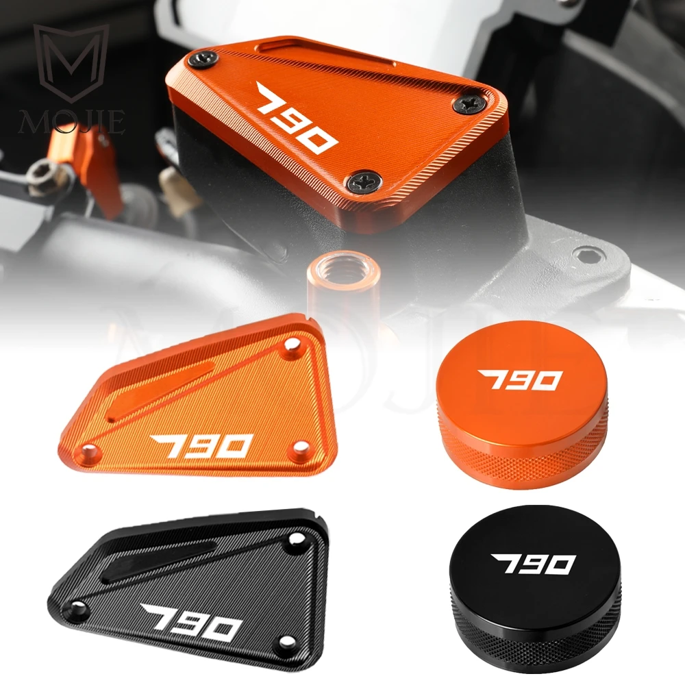 

For 790 Adventure R/S 790 DUKE 790DUKE DUKE790 2017-2024 2025 Motorcycle Rear Front Brake Fluid Reservoir Cap Guard Protector