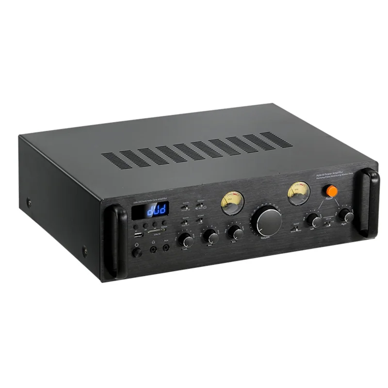 

Цифровой Bluetooth-усилитель A92Z X9 Hi-Fi с динамическим экраном и стереозвуком для дома, автомобиля, караоке, кинотеатра, с вилкой стандарта ЕС