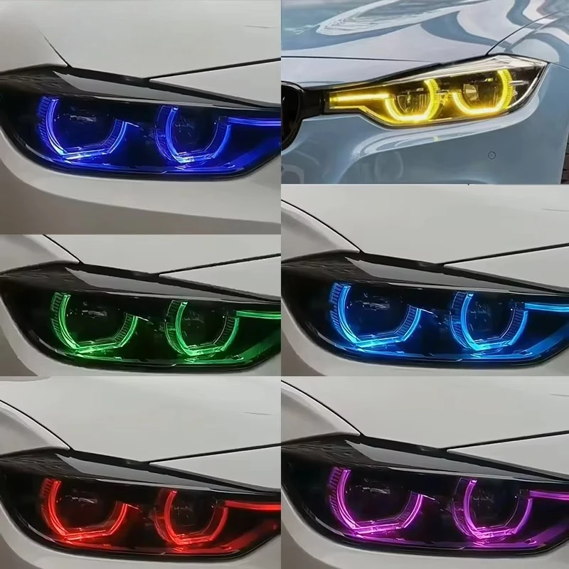 Auto RGB Drl Module for BMW 3 Series F30 F31 F35 2013-2019 Xenon and LED Headlights CSL RGB Module Plug and Play App Control