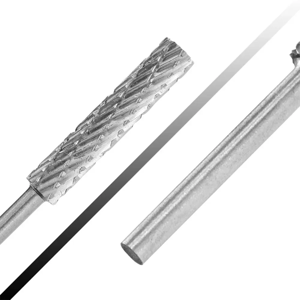 Lima rotativa de aluminio de Grado Profesional, herramienta de rebaba rotativa de vástago de 3mm para tallar madera y plástico, calidad excepcional