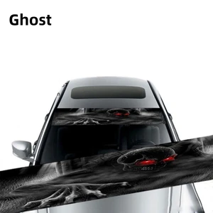 3D Car Front WindShield Effect Custom Stickers Interesting Stickers Standard Ghost Wolf Eyes Standard 11 Main Sales Sticker for Crack Walking - №10