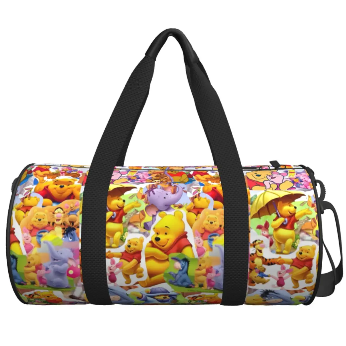 

Дорожная сумка Винни Пух Пятачок Тигра Уа Спортивная сумка Спортивные сумки с животными Большая сумка для багажа Сумка для фитнеса для мужчин и женщин